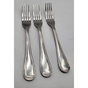 Reed & Barton BOSTON PEARL 18/8 stainless flatware Korea Set of 3 Dinner Forks